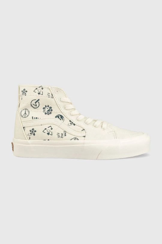 Γυναικεία Ψηλά Πάνινα παπούτσια Vans Sk8-hi μπεζ 3 Γυναικεία Ψηλά Πάνινα παπούτσια Vans Sk8-hi μπεζ