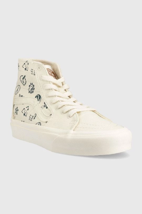 Γυναικεία Ψηλά Πάνινα παπούτσια Vans Sk8-hi μπεζ 4 Γυναικεία Ψηλά Πάνινα παπούτσια Vans Sk8-hi μπεζ - Image 2