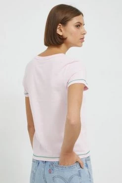 Γυναικεία Κοντομάνικο Βαμβακερό μπλουζάκι Vans ροζ -Vans Κατάστημα unnamed file 1069