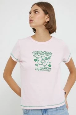 Γυναικεία Κοντομάνικο Βαμβακερό μπλουζάκι Vans ροζ -Vans Κατάστημα unnamed file 1070