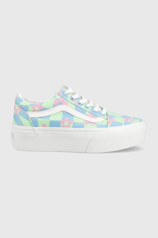 Γυναικεία Χαμηλά Πάνινα παπούτσια Vans Old Skool Stackform Checkerboard Floral Πάνινα παπούτσια Vans Old Skool Stackform Checkerboard Floral πολύχρωμο 4 Γυναικεία Χαμηλά Πάνινα παπούτσια Vans Old Skool Stackform Checkerboard Floral Πάνινα παπούτσια Vans Old Skool Stackform Checkerboard Floral πολύχρωμο - Image 2