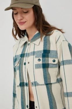 Γυναικεία Πουκάμισα Βαμβακερό πουκάμισο Vans μπεζ, -Vans Κατάστημα unnamed file 1093