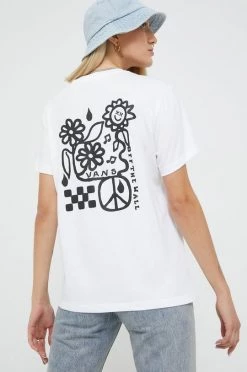 Γυναικεία Κοντομάνικο Βαμβακερό μπλουζάκι Vans άσπρο -Vans Κατάστημα unnamed file 1242