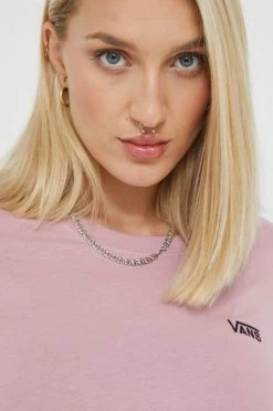 Γυναικεία Μακρυμάνικο Βαμβακερή μπλούζα με μακριά μανίκια Vans ροζ -Vans Κατάστημα unnamed file 1253