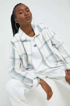 Γυναικεία Πουκάμισα Βαμβακερό πουκάμισο Vans μπεζ,