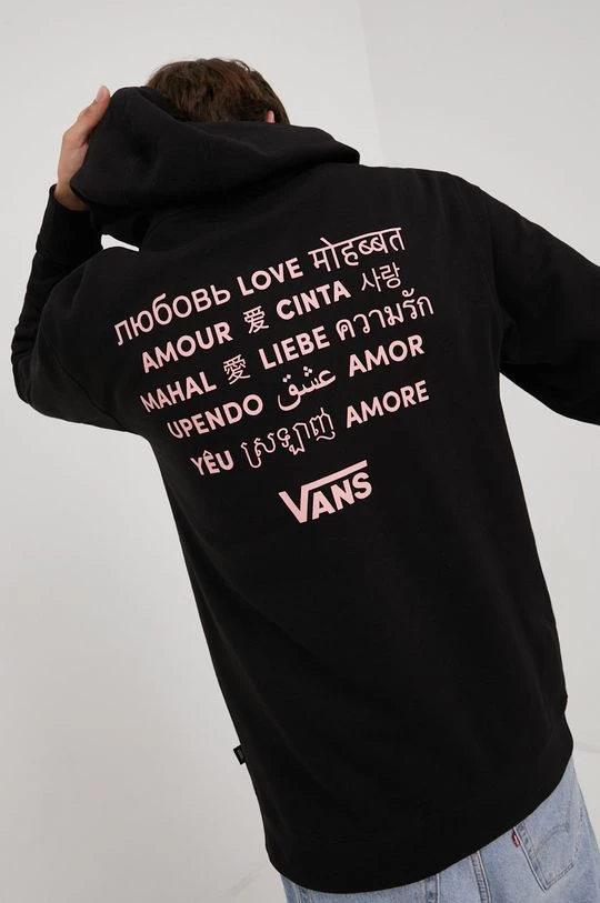 Γυναικεία Χωρίς φερμουάρ Βαμβακερή μπλούζα Vans μαύρο, 3 Γυναικεία Χωρίς φερμουάρ Βαμβακερή μπλούζα Vans μαύρο,