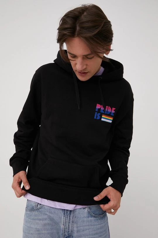 Γυναικεία Χωρίς φερμουάρ Βαμβακερή μπλούζα Vans μαύρο, 5 Γυναικεία Χωρίς φερμουάρ Βαμβακερή μπλούζα Vans μαύρο, - Image 3