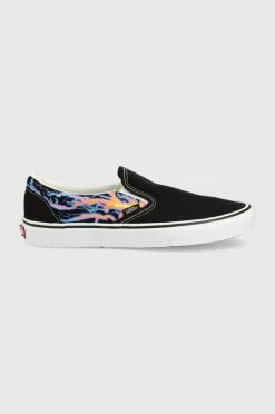 Γυναικεία Χαμηλά Πάνινα παπούτσια Vans Ua Classic Slip-on μαύρο