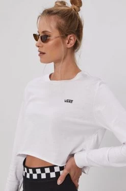 Γυναικεία Μακρυμάνικο Longsleeve Vans χρώμα: άσπρο -Vans Κατάστημα unnamed file 1413