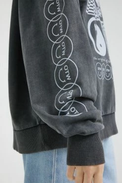 Γυναικεία Χωρίς φερμουάρ Βαμβακερή μπλούζα Vans χρώμα: γκρι, -Vans Κατάστημα unnamed file 150