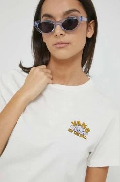 Γυναικεία Κοντομάνικο Βαμβακερό μπλουζάκι Vans μπεζ -Vans Κατάστημα unnamed file 1550