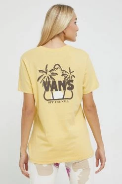 Γυναικεία Κοντομάνικο Βαμβακερό μπλουζάκι Vans κίτρινο -Vans Κατάστημα unnamed file 1582