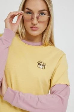 Γυναικεία Κοντομάνικο Βαμβακερό μπλουζάκι Vans κίτρινο -Vans Κατάστημα unnamed file 1583