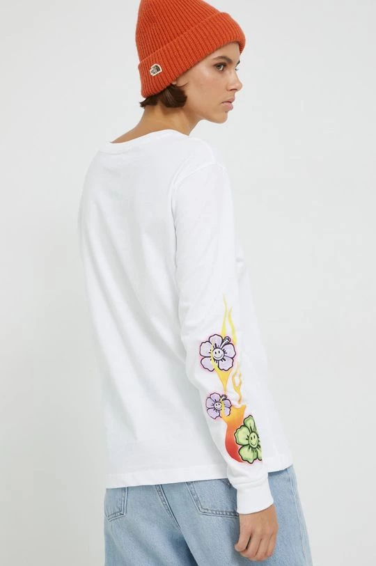 Γυναικεία Μακρυμάνικο Βαμβακερή μπλούζα με μακριά μανίκια Vans άσπρο 5 Γυναικεία Μακρυμάνικο Βαμβακερή μπλούζα με μακριά μανίκια Vans άσπρο - Image 3