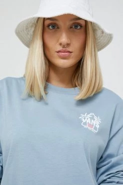 Γυναικεία Μακρυμάνικο Βαμβακερή μπλούζα με μακριά μανίκια Vans μπλε -Vans Κατάστημα unnamed file 1720