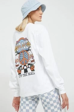 Γυναικεία Μακρυμάνικο Βαμβακερή μπλούζα με μακριά μανίκια Vans άσπρο 11 Γυναικεία Μακρυμάνικο Βαμβακερή μπλούζα με μακριά μανίκια Vans άσπρο -Vans Κατάστημα unnamed file 1725