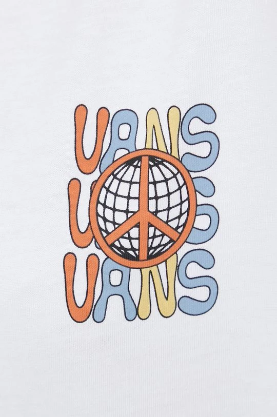 Γυναικεία Μακρυμάνικο Βαμβακερή μπλούζα με μακριά μανίκια Vans άσπρο 8 Γυναικεία Μακρυμάνικο Βαμβακερή μπλούζα με μακριά μανίκια Vans άσπρο - Image 6