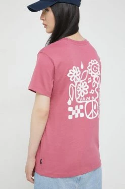 Γυναικεία Κοντομάνικο Βαμβακερό μπλουζάκι Vans μοβ -Vans Κατάστημα unnamed file 1740