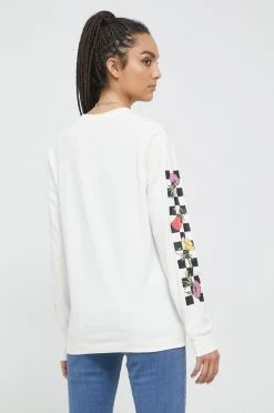 Γυναικεία Μακρυμάνικο Βαμβακερή μπλούζα με μακριά μανίκια Vans μπεζ -Vans Κατάστημα unnamed file 1764