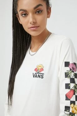 Γυναικεία Μακρυμάνικο Βαμβακερή μπλούζα με μακριά μανίκια Vans μπεζ -Vans Κατάστημα unnamed file 1765