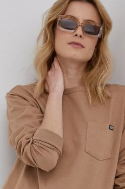 Γυναικεία Μακρυμάνικο Βαμβακερό πουκάμισο με μακριά μανίκια Vans καφέ -Vans Κατάστημα unnamed file 1903