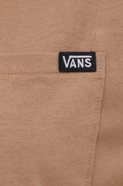 Γυναικεία Μακρυμάνικο Βαμβακερό πουκάμισο με μακριά μανίκια Vans καφέ -Vans Κατάστημα unnamed file 1904