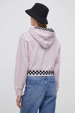 Γυναικεία Χωρίς φερμουάρ Vans - Βαμβακερή μπλούζα ροζ -Vans Κατάστημα unnamed file 1926