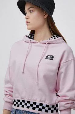 Γυναικεία Χωρίς φερμουάρ Vans - Βαμβακερή μπλούζα ροζ -Vans Κατάστημα unnamed file 1928