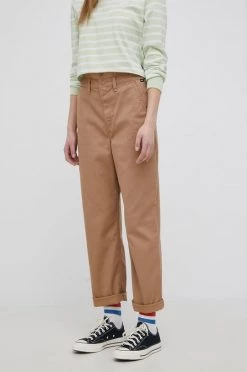 Γυναικεία Υφασμάτινα Vans - Παντελόνι καφέ