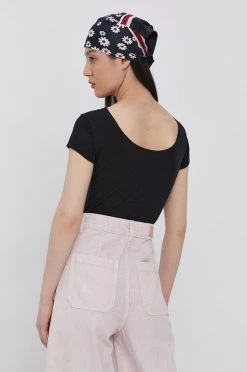 Γυναικεία Αμάνικος Μπλουζάκι Vans χρώμα: μαύρο -Vans Κατάστημα unnamed file 2017