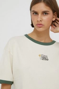 Γυναικεία Κοντομάνικο Βαμβακερό μπλουζάκι Vans μπεζ -Vans Κατάστημα unnamed file 2130