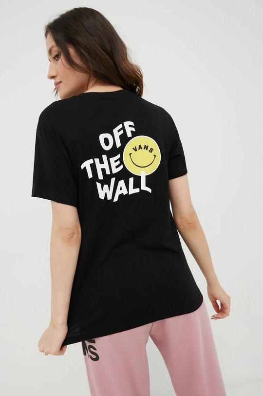 Γυναικεία Κοντομάνικο Βαμβακερό μπλουζάκι Vans μαύρο 3 Γυναικεία Κοντομάνικο Βαμβακερό μπλουζάκι Vans μαύρο