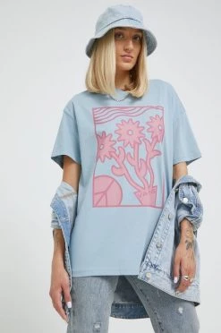 Γυναικεία Κοντομάνικο Βαμβακερό μπλουζάκι Vans μπλε -Vans Κατάστημα unnamed file 2177