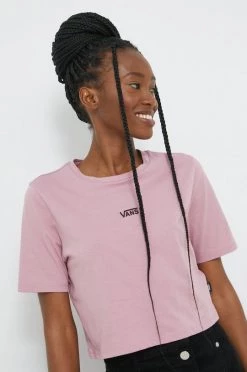 Γυναικεία Κοντομάνικο Βαμβακερό μπλουζάκι Vans ροζ -Vans Κατάστημα unnamed file 2193