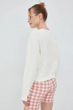 Γυναικεία Χωρίς φερμουάρ Βαμβακερή μπλούζα Vans χρώμα: μπεζ, -Vans Κατάστημα unnamed file 2288