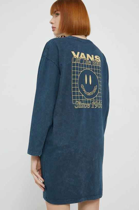 Γυναικεία Φορέματα Βαμβακερό φόρεμα Vans ναυτικό μπλε, 5 Γυναικεία Φορέματα Βαμβακερό φόρεμα Vans ναυτικό μπλε, - Image 4