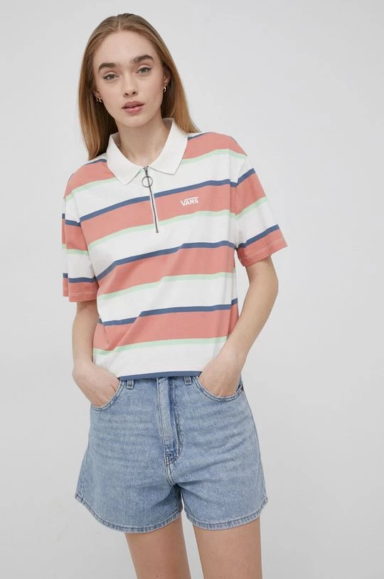 Γυναικεία Κοντομάνικο Βαμβακερό μπλουζάκι Vans πορτοκαλί 3 Γυναικεία Κοντομάνικο Βαμβακερό μπλουζάκι Vans πορτοκαλί