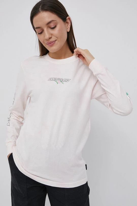 Γυναικεία Μακρυμάνικο Βαμβακερή μπλούζα με μακριά μανίκια Vans X Sandy Liang χρώμα: ροζ, 3 Γυναικεία Μακρυμάνικο Βαμβακερή μπλούζα με μακριά μανίκια Vans X Sandy Liang χρώμα: ροζ,