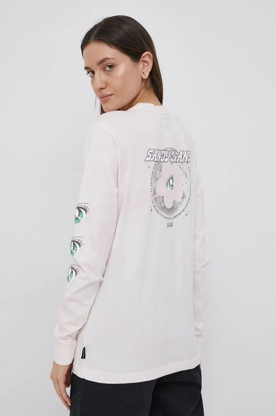 Γυναικεία Μακρυμάνικο Βαμβακερή μπλούζα με μακριά μανίκια Vans X Sandy Liang χρώμα: ροζ, 5 Γυναικεία Μακρυμάνικο Βαμβακερή μπλούζα με μακριά μανίκια Vans X Sandy Liang χρώμα: ροζ, - Image 3