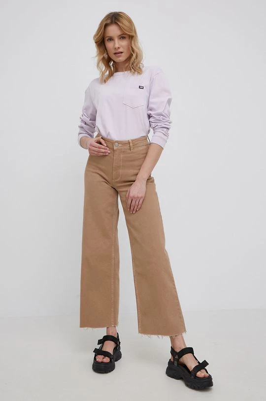 Γυναικεία Μακρυμάνικο Βαμβακερό πουκάμισο με μακριά μανίκια Vans μοβ 4 Γυναικεία Μακρυμάνικο Βαμβακερό πουκάμισο με μακριά μανίκια Vans μοβ - Image 2