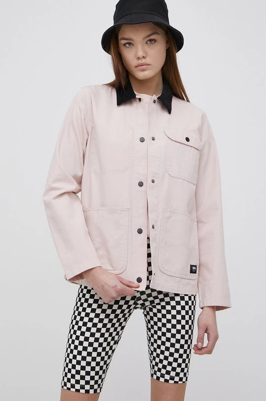 Γυναικεία Κοντά μπουφάν Vans - Τζιν μπουφάν ροζ 3 Γυναικεία Κοντά μπουφάν Vans - Τζιν μπουφάν ροζ