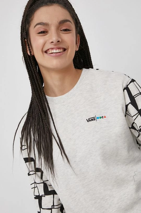 Γυναικεία Χωρίς φερμουάρ Μπλούζα Vans X MOCA χρώμα: γκρι 6 Γυναικεία Χωρίς φερμουάρ Μπλούζα Vans X MOCA χρώμα: γκρι - Image 4