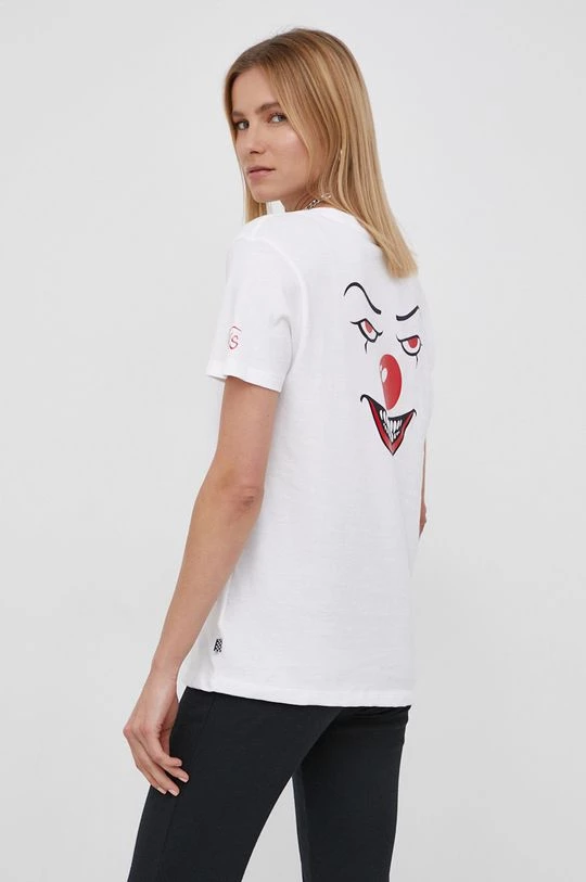 Γυναικεία Κοντομάνικο Βαμβακερό μπλουζάκι Vans άσπρο 5 Γυναικεία Κοντομάνικο Βαμβακερό μπλουζάκι Vans άσπρο - Image 3