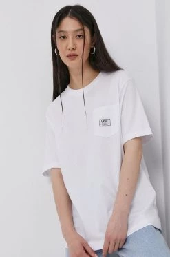 Γυναικεία Κοντομάνικο Βαμβακερό μπλουζάκι Vans άσπρο -Vans Κατάστημα unnamed file 2564