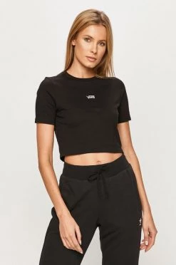 Γυναικεία Κοντομάνικο Vans - Μπλουζάκι μαύρο