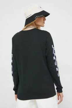 Γυναικεία Μακρυμάνικο Βαμβακερή μπλούζα με μακριά μανίκια Vans μαύρο -Vans Κατάστημα unnamed file 2671