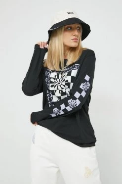 Γυναικεία Μακρυμάνικο Βαμβακερή μπλούζα με μακριά μανίκια Vans μαύρο -Vans Κατάστημα unnamed file 2672