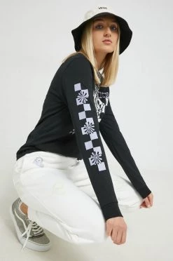 Γυναικεία Μακρυμάνικο Βαμβακερή μπλούζα με μακριά μανίκια Vans μαύρο -Vans Κατάστημα unnamed file 2673