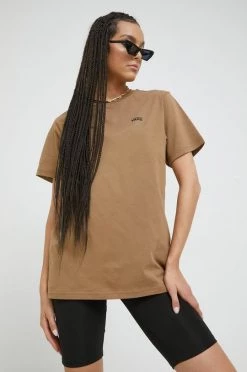 Γυναικεία Κοντομάνικο Βαμβακερό μπλουζάκι Vans καφέ -Vans Κατάστημα unnamed file 2732