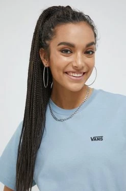 Γυναικεία Κοντομάνικο Βαμβακερό μπλουζάκι Vans μπλε -Vans Κατάστημα unnamed file 2737